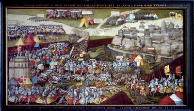 Die Belagerung und Schlacht von Pavia, 1525 - 1528 von Netherlandish School